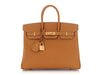 Hermès SO Caramel Chèvre Mysore and Jaune Birkin 25