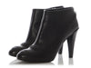 Chanel Black Cap Toe Booties