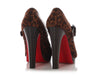 Christian Louboutin Leopard Pony Hair Sandals