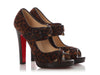 Christian Louboutin Leopard Pony Hair Sandals