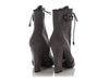 Prada Gray Suede Lace-Up Open-Toe Booties