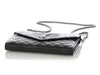 YSL Large Black Tri-Quilt Envelope Chain Bag