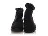 Balenciaga Black Shearling-Trim Speed 2.0 Sneakers