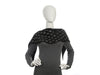 Hermès Black Silk Jacquard Losange Scarf