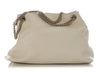 Gucci Medium Cream Pebbled Calfskin Soho Chain Shoulder Bag