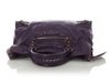 Balenciaga 2012 Dark Violet Agneau Giant 12 City