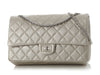 Chanel Silver Quilted Aged Calfskin Reissue 226