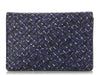 Bottega Veneta Blue and Purple Clutch