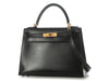 Hermès Black Box Calfskin Kelly 28