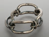 Bottega Veneta Large Link Sterling Silver Bracelet