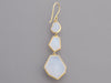 Ippolita 18K Yellow Gold Rock Crystal Three-Stone Drop Earrings