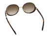 Jimmy Choo Round Glitter Andie Sunglasses