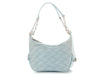 Judith Leiber Blue Leather Wave Shoulder Bag