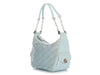 Judith Leiber Blue Leather Wave Shoulder Bag