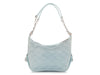 Judith Leiber Blue Leather Wave Shoulder Bag