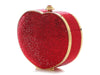 Judith Leiber Red Crystal Heart Minaudière