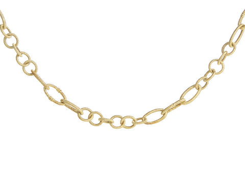 Judith Ripka 18K Yellow Gold Heavy Link Chain Necklace