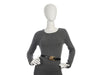 Kieselstein-Cord Black Leather and Black Alligator Belt Pair