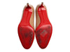 Christian Louboutin Beige Patent Simple 85 Pumps
