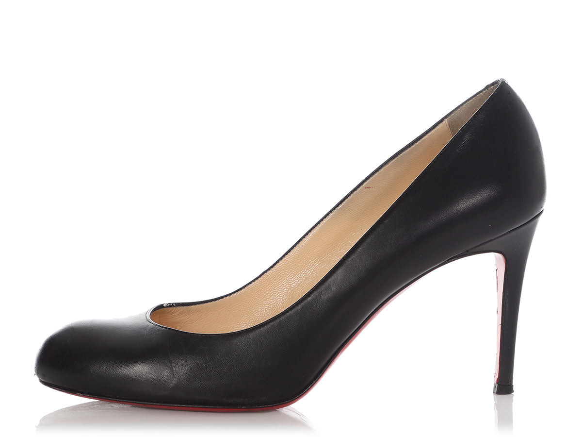 Christian Louboutin Black Simple 85 Pumps