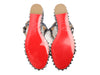 Christian Louboutin Blue Denim Lame Lux Pyraclou Sandals