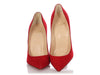 Christian Louboutin Red Suede Pigalle Follies 100