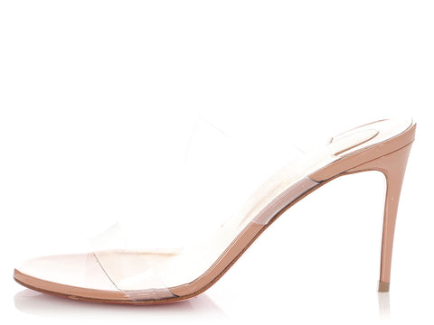 Christian Louboutin Just Nothing Beige Sandals