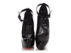 Christian Louboutin Black Patent Movida Strap Platform Pumps
