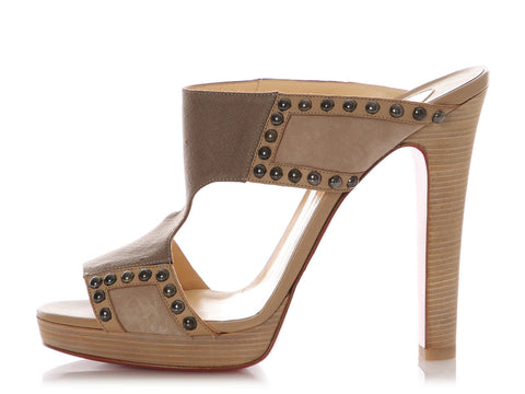 Christian Louboutin Pomice Hassaneta 120 Studded Sandals
