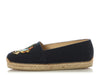 Christian Louboutin Navy Louganis Flat OIona Espadrilles