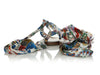 Christian Louboutin Satin Niloofar Wrap Flat Sandals