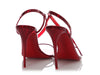 Christian Louboutin Metallic Loubi Patent Rosalie 100 Sandals