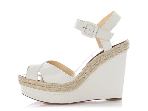 Christian Louboutin Snow Almeria 120 Wedge Sandals