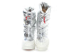 Christian Louboutin Metallic Silver Quilted Oriona 100 Boots