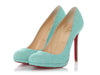 Christian Louboutin Aquamarine Watersnake Neofilo Pumps