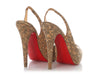 Christian Louboutin Gold Cork No Privé Pumps