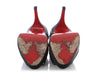 Christian Louboutin Black Satin Mesh Beaded Pumps