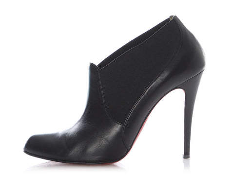 Christian Louboutin black booties