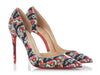 Christian Louboutin Denim Floral Iriza 100 Pumps