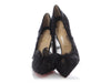 Christian Louboutin Black Toufrou 100 Pumps