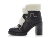 Christian Louboutin Nocturne and White Pole Chic 70 Boots