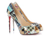 Christian Louboutin Collage Patent New Very Privé 120 Pumps