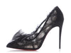 Christian Louboutin Black Toufrou 100 Pumps