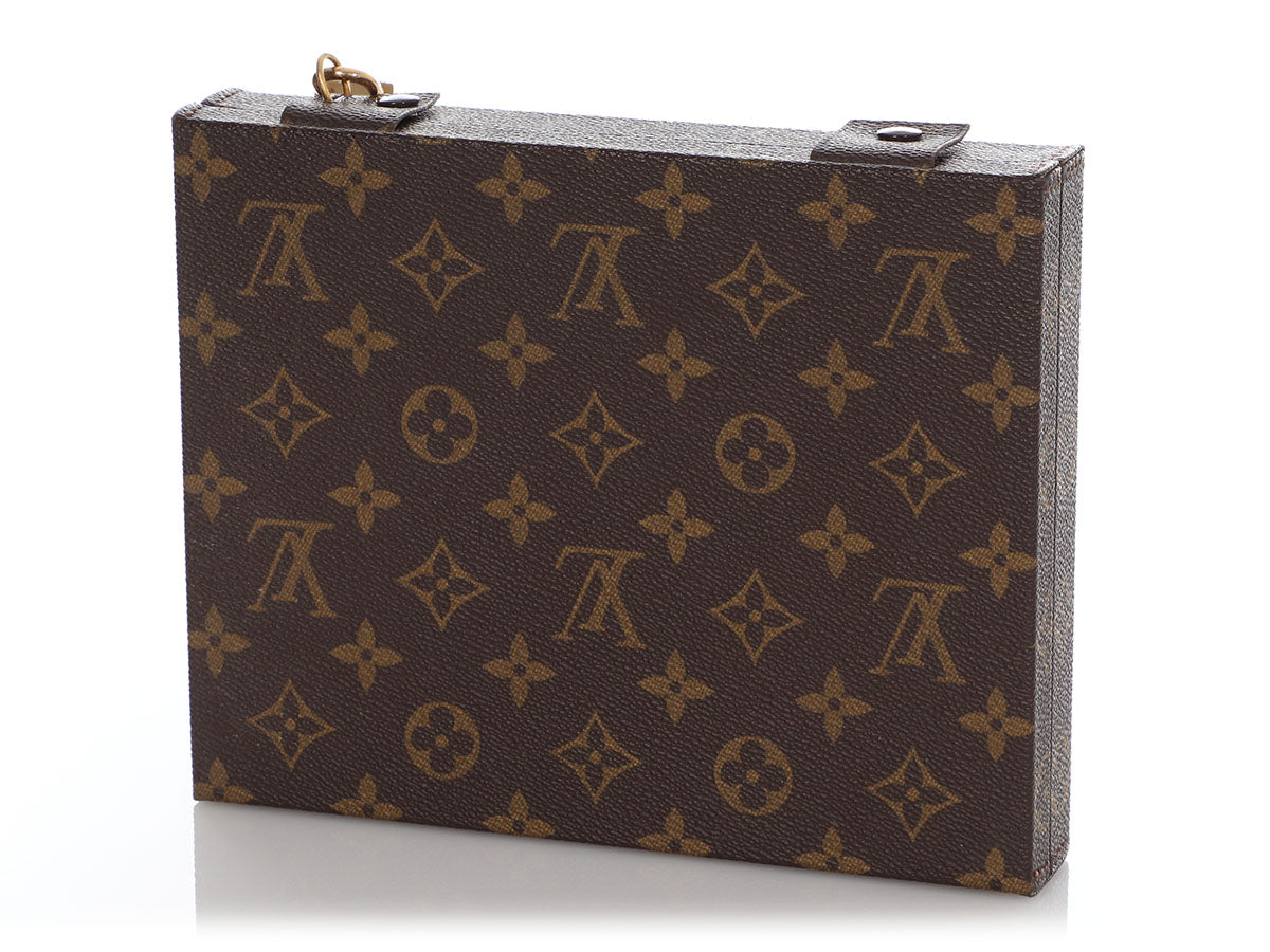 Louis Vuitton Sunglasses Case Monogram MM Brown in Canvas with Brass - US