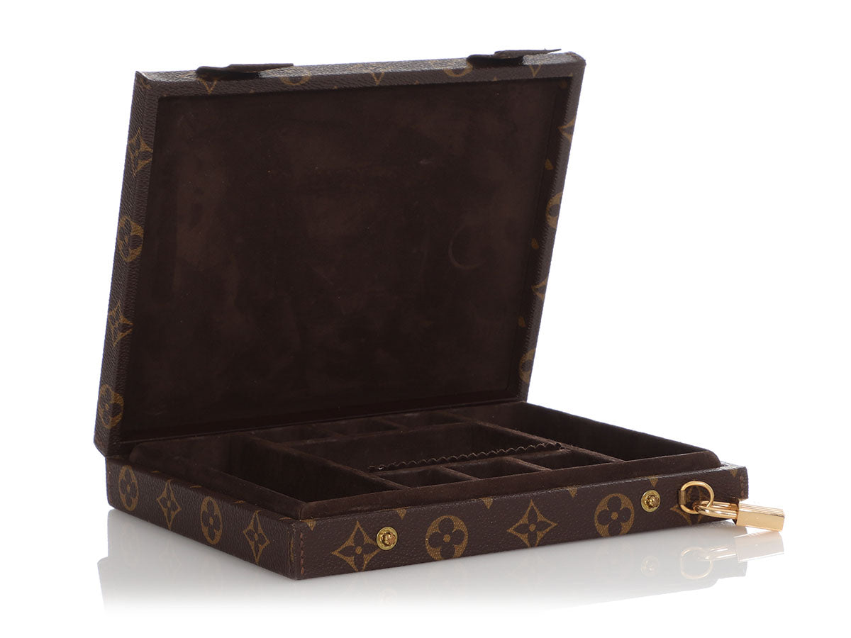 Jimmy Choo Leather Monogram Jewellery Case