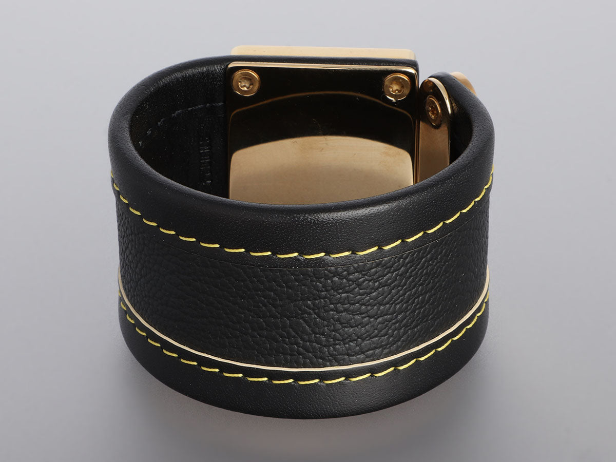 Louis Vuitton Black Wish Wrap Bracelet - Ann's Fabulous Closeouts