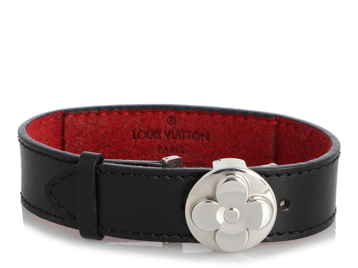 Louis Vuitton LV Bloom Bracelet, Black, One Size
