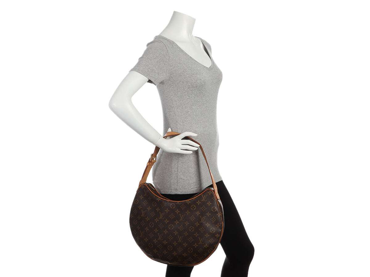 Brown Louis Vuitton Monogram Croissant MM Hobo Bag – Designer Revival