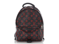 Louis Vuitton Palm Springs Backpack Limited Edition Monogram Infrarouge PM  Black 2208184