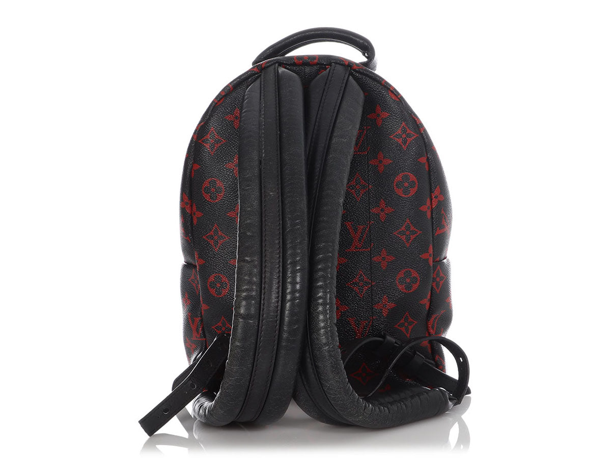 black red louis vuitton backpack Louis Vuitton Palm Springs Limited Edition Monogram Infrarouge Pm Backpack